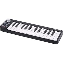 WKLIANGYUANPING Clavier de Piano 25 Mini 25 Portables USB MIDI Clavier de Piano contrôleur électronique - Les Beatles, Paul McCartney, John Lennon, RIngo Starr, George Harrison