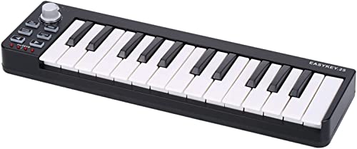 WKLIANGYUANPING Clavier de Piano 25 Mini 25 Portables USB MIDI Clavier de Piano contrôleur électronique - Les Beatles, Paul McCartney, John Lennon, RIngo Starr, George Harrison WKLIANGYUANPING Clavier de Piano 25 Mini 25 Portables USB MIDI Clavier de Piano contrôleur électronique