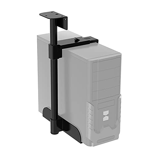 LXHLDD Support CPU sous Le Bureau, Support CPU sous Le Bureau Et Mural, pour Les Boîtiers D'ordinateur De Bureau, Capacité De Charge De 66 LB Cover