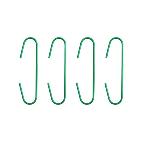 Xinsheinelry 100pcs Christmas Ornament Hooks C Shaped Hook Christmas Tree Hanging Hook Supplies for Home Party New Year