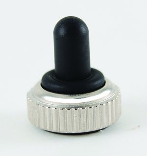 NTE Electronics 54-525 Snap-in Round Hole Illuminated Rocker Switch, SPST Circuit, ON-None-Off Action, Nylon Amber Neon Actuator, 0.187" Quick Connect Terminals, 10 Amp, 250V