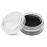 Chisafly フェイスペイント ボディペイント 白塗りメイク道具 10g 絵の具 単色 マタニティペイント 顔ペイント 白塗り 安全 無毒 エコ ハロウィン コスプレ 仮装 舞台 クリスマス (黒)