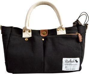 Amazon ラディカ 散歩グッズ 犬 帆布2wayお散歩バッグ F ﾌﾞﾗｯｸ 6 Radica ペット用品 通販