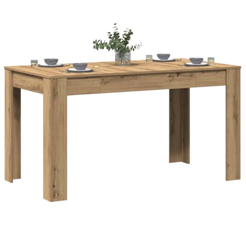 Table à manger en chêne pour repas conviviaux en famille - 5