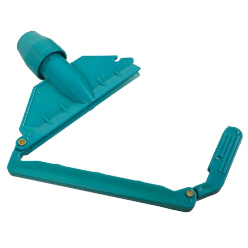 FRCOLOR Mop Handle Commercial Heavy Duty Mop Holder Handle Stick Mop Head Replacement Holder for Floor Cleaning (Green)