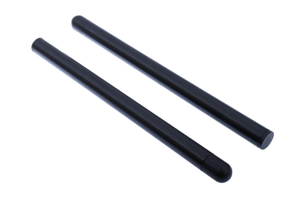 avdb-moto Coppia di semimanubri/bracciali rialzati in 48 mm + tubi Compatibile con Hornet 600 2005-2006, CBR 600 RR 2005-2017 (NERO)