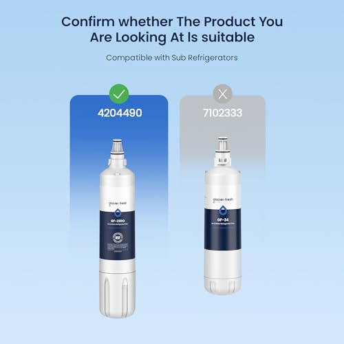 GLACIER FRESH Replacement Refrigerator Water Filter (2-Pack) view 2