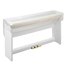 Specially Designed for 61-Key Electronic Piano: Musiin digital electronic piano cover is tailor-made for 61-key electronic piano to ensure a suitable model. It provides comprehensive protection for your instrument against dust and environmental facto...