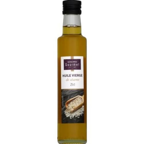 Monoprix Gourmet Huile vierge de sésame - La bouteille de 25 cl