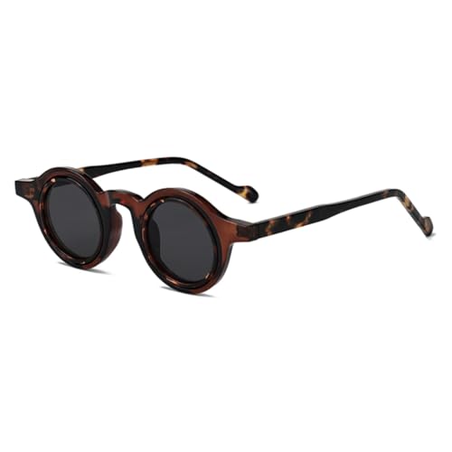 Lunettes de soleil rondes femme TR90 acétate polarisées UV400 rétro