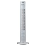 Comfort Zone 31' 3-Speed Oscillating Tower Fan, White