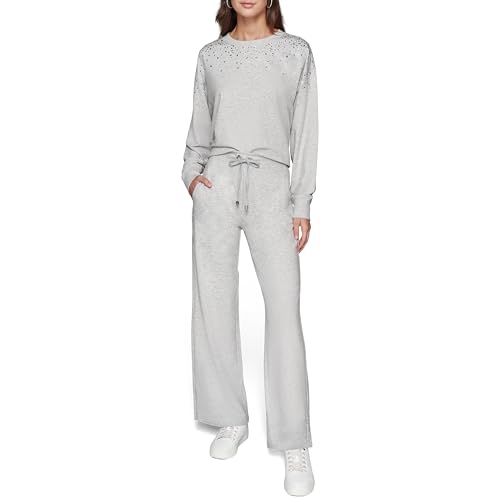 Pantalon en tricot doux Karl Lagerfeld leggings femme chic vêtement de détente lounge