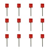 DGZZI 12PCS 66mm/2.59inch Archery Target Nail Archery Hunting Target Nail Pin Outdoor Sport Fastening Tool for Paper Hay EVA Foam Target