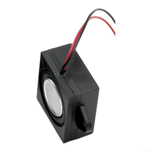 Altavoz coaxial cuadrado de 31 x 28 mm, 4 ohmios, 3 W, amplio para respuesta de frecuencia, controlador de rango completo con imán NdFeB para electrónica