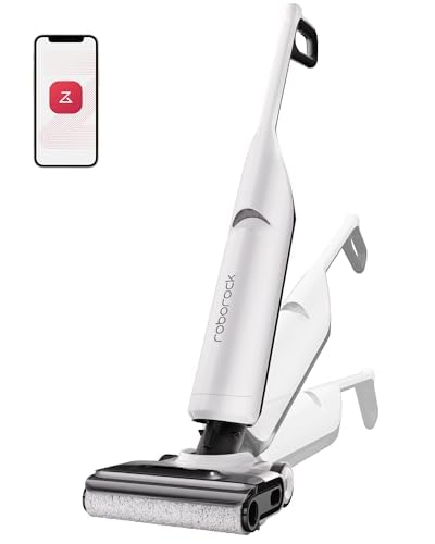 Roborock Flexi Wet And Dry Vacuum Cleaner With 17,000 Pa Suction Power, Self-Cleaning And Drying Roller, Flatreach™, Dirtecth™ Self-Cleaning, Intelligent App And Voice Output