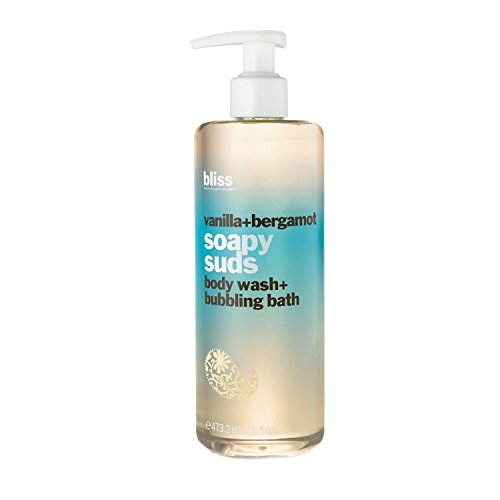 bliss Soapy Suds | Invigorating Body Wash & Bubbling Bath | Gentle & Hydrating for Supremely Soft Skin | Paraben Free | Available in Best Selling Scents | 16 fl. oz.