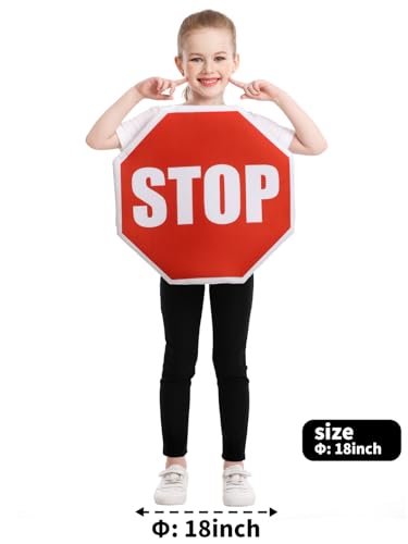 Disfraz Señal de Tránsito Stop para Niños Talla Única miniatura 7