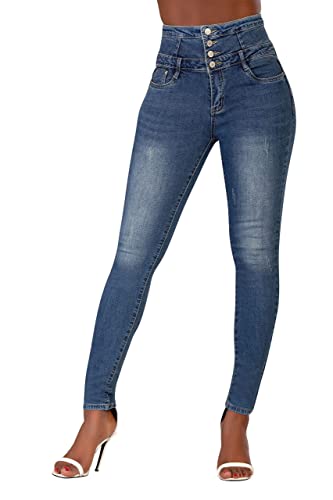 High Waisted Jeans for Women, Trendy Womens Jeans, Skinny Butt Lift Pants for Women with Tummy Control.3
