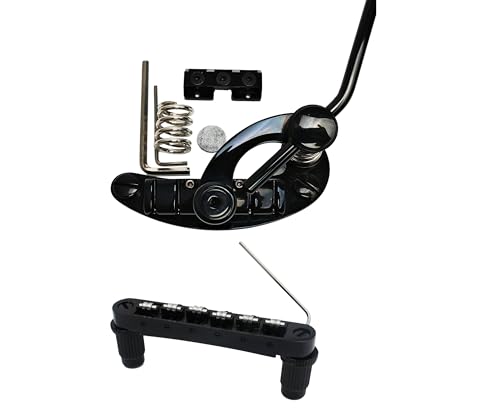 Guyker Guitar Bridge Stop Bar e[s[X g TM85-SGM005 Tune-O-Matic [[ ThubW R{ i X|[ LP SG 6GLM^[ƌ݊AubN