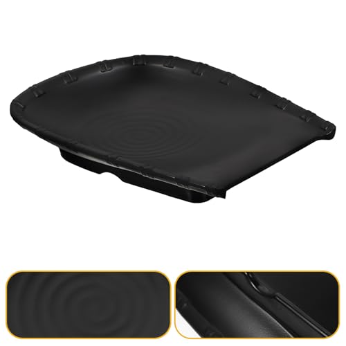 Plato sushi negro mate para servir snacks miniatura 3