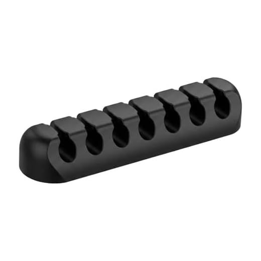 Cord Organizer For Desk Holder-Adhesive Silicone Cable Organizers With 7 Slots For Managing Cables Holders
