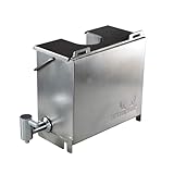 Winnerwell Water Tank Medium | Compatible with Medium Size Wood Burning Tent Stoves | Durable 304 Stainless Steel