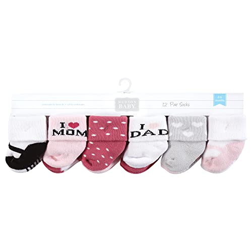 Image of Hudson Baby Girls' Basic Socks,