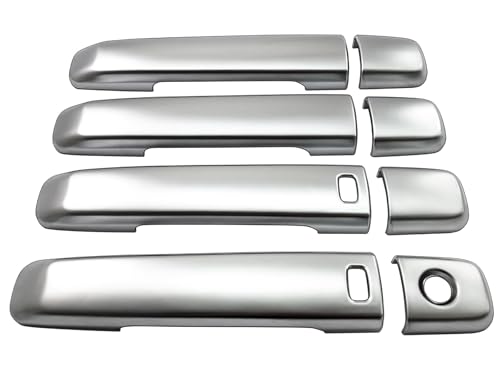 BRIGHTZ スカイライン V36 ドアハンドルカバーノブ サテンシルバーメッキ 【 DHC−NOBU−474 】 V36 CKV36 NV36 KV36 PV36