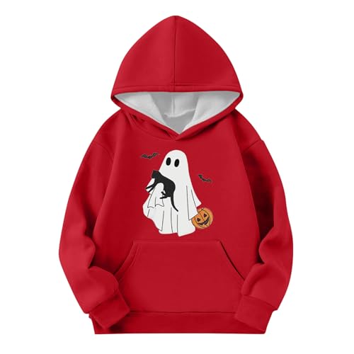 Girls Oversized Hoodies Halloween Cute Hooded Sweatshirt Long Sleeve Casual Pullover Tops Trendy Preppy Clothes2