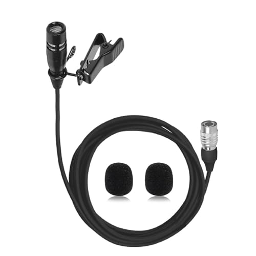 XHXJCYS Lavalier Lapel Microphone Unidirectional Condenser Super Cardioid Mic Compatible with...
