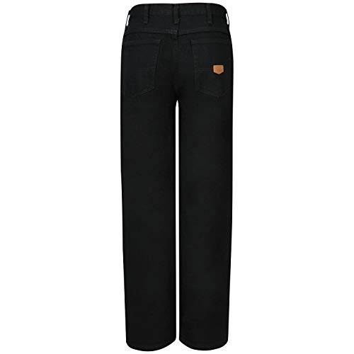 Image of Red Kap Men's Relaxed Fit Jean - Heavy Duty Jeans with Comfortable Denim, 5 Pocket Styling, Tapered Fit for Work Boots