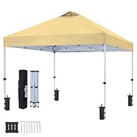 タープテント 3m×3m ワンタッチ 足直径3㎝ 風抜けベンチレーション Amazon | MoriSky タープテント 3m×3m ワンタッチタープテント