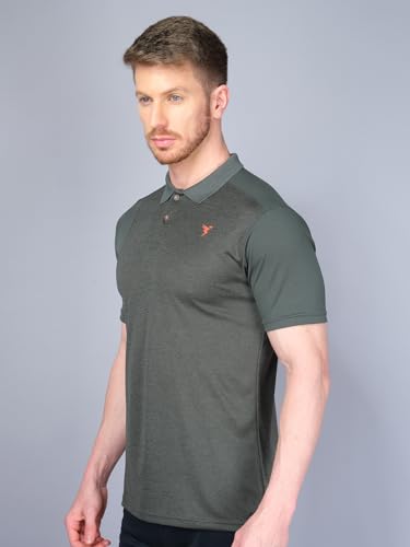 Image of TECHNOSPORT Men's Slim Fit Active T-Shirt - (MTP537 P) Pack of 1