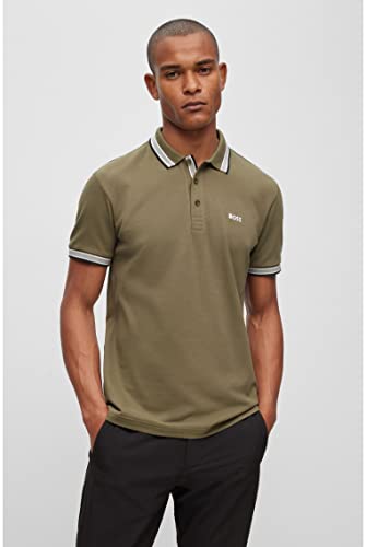 Image of BOSS Mens Paddy Short Sleeve Polo Shirt