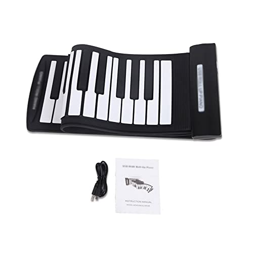FMOPQ Portable 61 Touches Pliable Piano USB MIDI Clavier Piano Électronique Main Rouleau Piano Clavier Instrument… - Les Beatles, Paul McCartney, John Lennon, RIngo Starr, George Harrison FMOPQ Portable 61 Touches Pliable Piano USB MIDI Clavier Piano Électronique Main Rouleau Piano Clavier Instrument… – Image 3