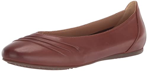 Trotters Women's Ballet Flat, Cognac, 10
