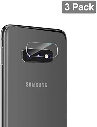 Omio for Samsung Galaxy S10E Camera Lens Protector 3 Pack Tempered Glass Screen Protector High Definition Lens Protective Case Ultra Thin Anti-Scratch Anti-Fingerprint Hard Glass Film for Galaxy S10E
