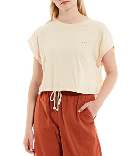 Roxy Paradise Feels T-Shirt Tapioca Lg (Us 11) #TOP1