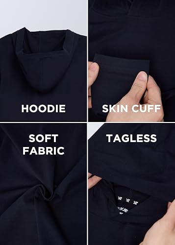 X RAY Boys (6-12) 3-Pack Tagless Classic Fit Cotton Hoodies, Kids Long Sleeve Lightweight Pullover Soft Sweatshirts3