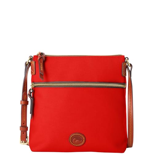 Sac bandoulière femme Dooney & Bourke rouge, petit sac à main cuir