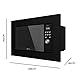 Cecotec Digitale und einbaubare Mikrowelle GrandHeat 2000 Built-in Black. 20 Liter Fassungsvermögen mit Grill und 700 W Leistung