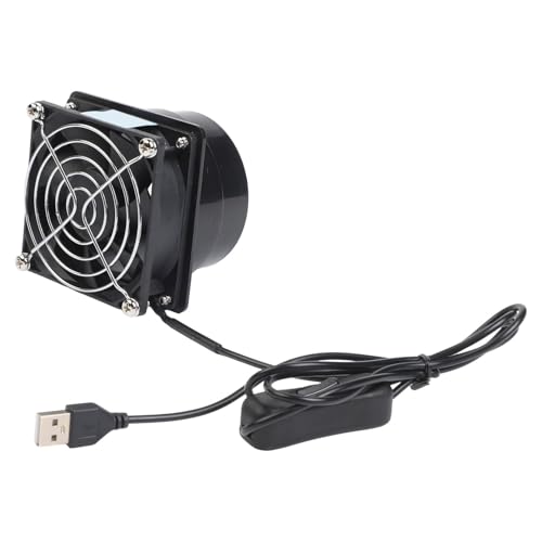 EpheyFIF Abluftventilator, klein und einfach, USB-Dunstabzugshaube für Küche, Belüftung, USB-Dunstabzugshaube, einstellbare Geschwindigkeit, Küchenzubehör