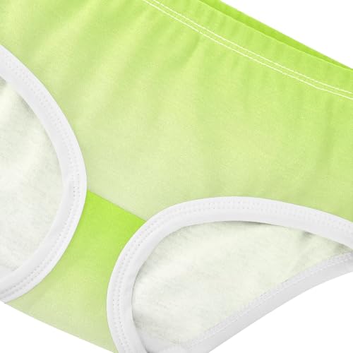 Joisal Lemon Green Snow White Gradient Girls Underwear Toddler 2t Cotton Panties Little Girl Fancy Undies Kids Briefs4