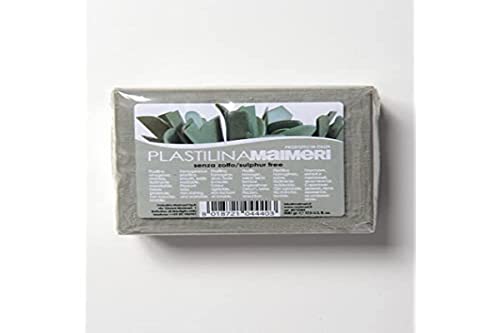 Maimeri Plastilina Moldeable Paquete 0,5Kg, Gris, 0,5 KG