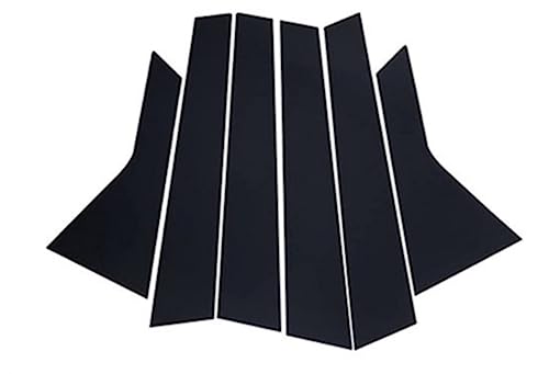 Protección de pilares para ventana de Nissan Qashqai J10, cubre arañazos con 6 piezas
