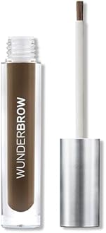 WUNDERBROW Eyebrow Gel, Waterproof, Smudgeproof, Long Lasting, Shade: Deep Black/Brown, Vegan and Cruelty-Free