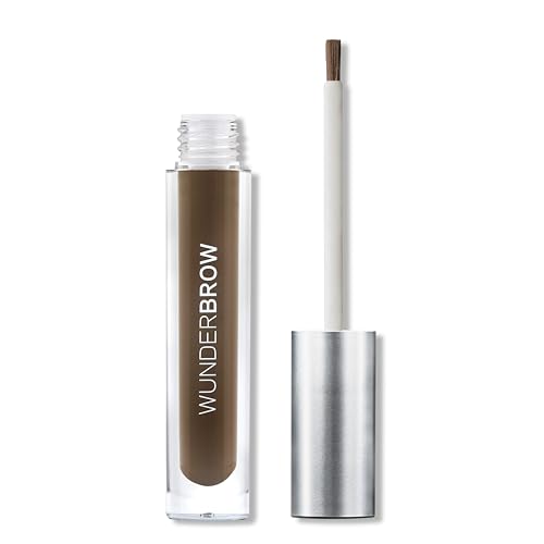 WUNDERBROW Gel de Cejas Waterproof – Color de Cejas Duradero y Natural para Cejas Voluminosas y Definidas (Negro/Marrón Intenso)