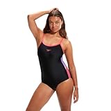 Bañador de competición Dive Thinstrap Muscleback Black/Miami Lilac
