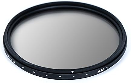 MECO Optical 62MM MC-ND-X Filter - Variable Density: ND2-ND1000, Multi-Coated, Ultra Slim, Aluminum Frame, Optical Glass Variable Neutral Density Filter