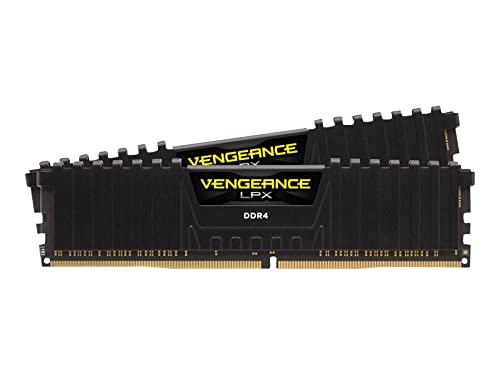 Corsair Vengeance LPX 16GB (2x8GB) DDR4 4000 (PC4-3200) C16 1.35V AMD Optimized Desktop Memory - Black